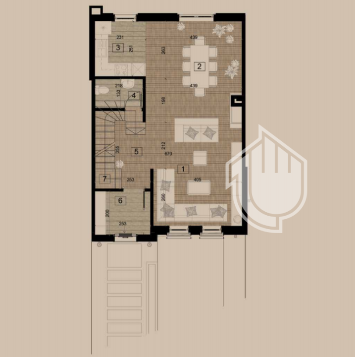 Fotografia e Shtëpi e veçuar 3+1 164.0m2.